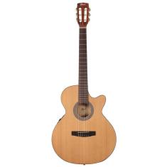 Imagem de Violão Eletro-Acústico Nylon Flat Cort Cec1 Op