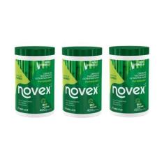 Imagem de Creme De Tratamento Novex 400G Broto De Bambu - Kit Com 3Un