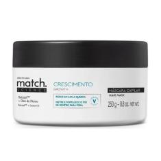 Imagem de Máscara capilar match science crescimento 250g o boticário