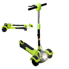 Imagem de Patinete com Farol Radical Infantil Dobrável 3 Rodas Com Luz Led DM To