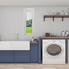 Imagem de Janela Vitrô Capelinha de Alumínio 130x60 Cm Linha Veneza