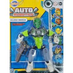 Imagem de Boneco Soldado Ciborgue Auto Robótico Poseable Colecionável - Toyng, C