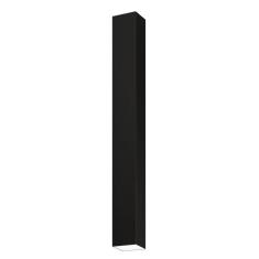Imagem de Plafon Viena Quadrado 90cm Conti Iluminação Preto Fosco