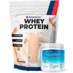 Imagem de Combo Whey Protein Concentrado 900G Amendoim + Palatinose All Natural