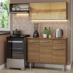 Imagem de Armário de Cozinha Compacta 165cm Rustic Emilly Madesa 04