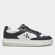 Imagem de Tenis Couro Calvin Klein Chunky Re Issue Bicolor Masculino-Masculino