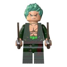 Imagem de Boneco Blocos De Montar One Piece Zoro Pirate