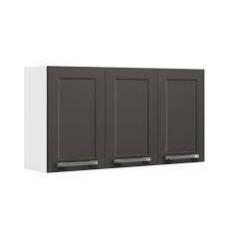 Imagem de Armário De Cozinha Aéreo Itatiaia Florença 3 Portas Grafite