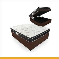 Imagem de Cama Box Ba  Vi va + Colch o De Molas - Ortobom - Physical Na