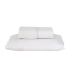 Imagem de Jogo De Lençol Solteiro 140 Fios Dia A Dia Branco Valle Enxovais 2 Peç