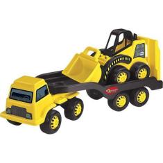 Imagem de Caminhão Tilin Transtractor - 55 Cm - Amarelo/Preto