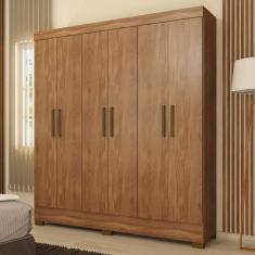 Imagem de Guarda-Roupa Vero 6 Portas Amêndola/Touch - Demóbile