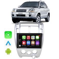 Imagem de Kit Central Multimidia Android-Auto Tucson 07 08 09 10 11 12 13 14 15 