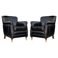 Imagem de Kit 02 Poltronas Decorativas Sala de Estar Brunei Pés Príncipe Couro