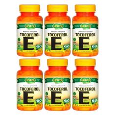 Imagem de Vitamina E Tocoferol 10mg 60 Cápsulas 470mg Unilife Kit 6 Unidades