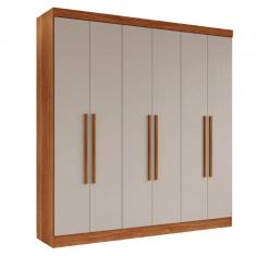 Imagem de Guarda Roupa Casal Recife 6 Portas Salleto