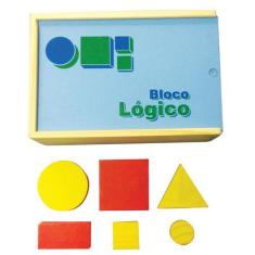 Imagem de Brinquedos Educativos - Bloco Lógico 48 Peças - Sonho De Crianca