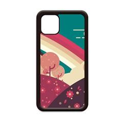 Imagem de Capa padrão de pintura de paisagem de casa de desenho animado para iPhone 12 Pro Max para Apple Mini Mobile Case Shell