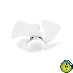 Imagem de Ventilador De Teto Led Tornado Led Branco 4 Pás Laqueadas Brancas Led