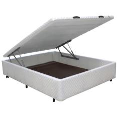 Imagem de Cama Box Baú Viuva Branco - 120x200