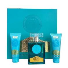 Imagem de Kit Perseu - Perfume 100ml Creme Barbear 50G Gel Pos Barbar 50G - Flor