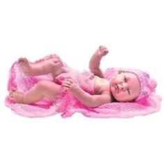 Boneca Bebê Reborn Cabelo Castanho + Bolsa 20 Itens Enxoval - USA Magazine