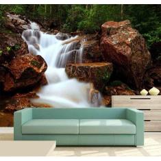 Imagem de Papel de Parede - Painel Adesivo Cachoeira 3D 1M² na 092