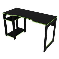 Imagem de Mesa Gamer Reversível Me4152 Preto / Verde - Tecnomobili - Tecno Mobil