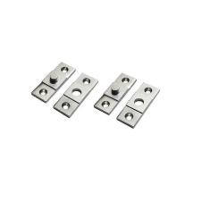 Imagem de Gonzo Ceteira Jogo Com 4 Peças Zamac Cromado Uniao Mudial