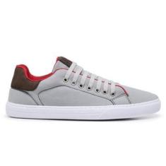 Imagem de Tênis Masculino Sapatenis Casual Conforto 2 Unidade Designe Estiloso C/Cadarço Trabalho Lazer-Masculino