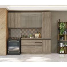 Imagem de Cozinha Compacta Maxxi I 8 Pt 4 Gv Nogal - Kappesberg