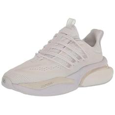 Imagem de adidas Alphaboost V1 Tênis de corrida masculino, Branco nuvem/branco central/branco giz, 38