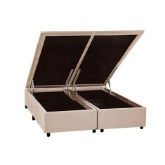 Imagem de Cama Box Baú King Universal Suede Clean (186x198x35) - Costa Rica