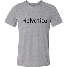Imagem de Camiseta Helvetica Feita Em Comic Sans Fonte Design Humor