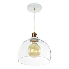 Imagem de Lustre Pendente Château Bola Grande Vidro  c/Cobre 30