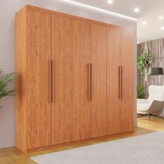 Imagem de Guarda-roupa Casal 6 Portas 4 Gavetas Atlanta Cinamomo