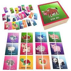 Imagem de Jogo Mistura Bichos Brinquedo Pedagógico Educativo Presente
