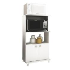 Imagem de Balcão Cozinha Multiuso 2 Portas 61X116x39 Cm Branco - Tecnomobili