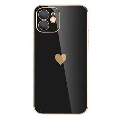 Imagem de Capa de telefone de proteção de lente de revestimento sólido para iPhone 12 11 Pro Max X XR XS Max 7 8 6 6s Plus SE 3 2022 13 Pro Max Capa macia, preta, para iPhone 8