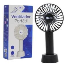 Imagem de Mini Ventilador Portátil Mão Usb Recarregável LS-907 Preto - LUATEK