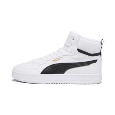 Imagem de PUMA Caven 2.0 Mid_discontinue Tênis masculino, Puma branco-puma preto e dourado, 42