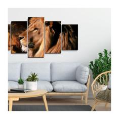 Imagem de Quadro Mosaico Decorativo Jesus Leão De Juda