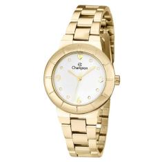Imagem de Relógio Feminino Champion Fundo  Com Pedras Analógico