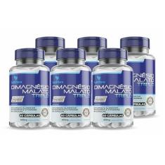 Imagem de 6x Dimagnésio Malato Triplo (Dimalato, Quelato e Cloreto de Magnésio P.A) 60 Caps de 500mg Tuttiflora