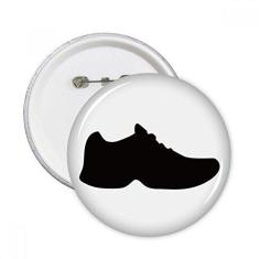 Imagem de Tênis esportivo masculino preto padrão silhueta pinos redondos distintivo decoração roupas 5 peças presente