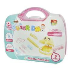 Imagem de Kit Maleta Dentista Doutor Infantil Brinquedo Com Acessórios - Dm Toys