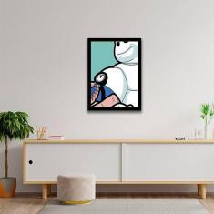 Imagem de Quadro Decorativo Bibendum Pressão Michelin 34x23cm