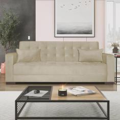 Imagem de Sofá Cama 3 Lugares Jobim Linho - Amarena Móveis