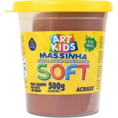 Imagem de Massinha De Modelar Soft 500G Chocolate Acrilex