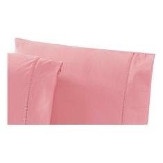 Imagem de Jogo Lençol Queen Ponto Palito 4 Peças 180 Fios Para Colchão Até 35 Cm